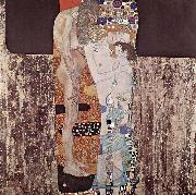 Gustav Klimt Die drei Lebensalter der Frau oil painting on canvas